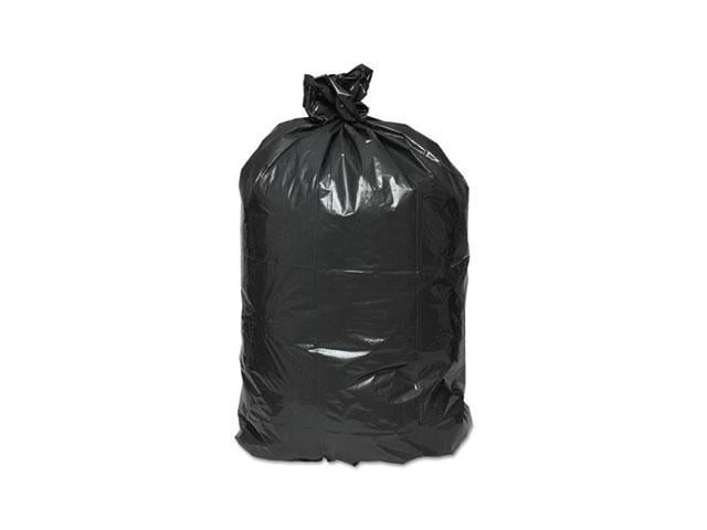 60 Gallon Black Garbage Bags, 38x58, 0.9mil, 100 Bags (WBI385822G ...