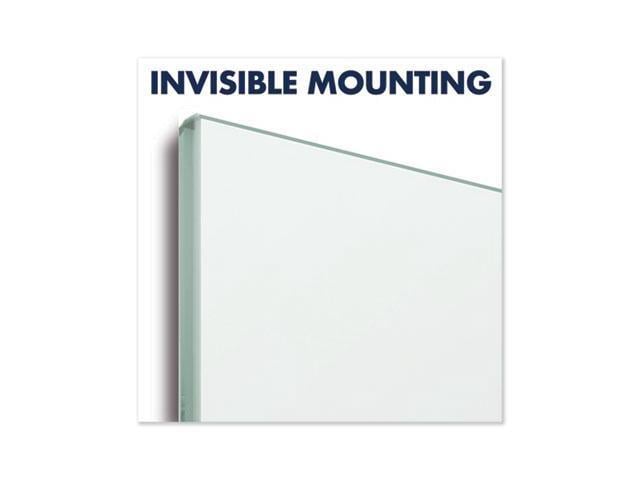 Quartet InvisaMount Magnetic Glass Marker Board Frameless 74