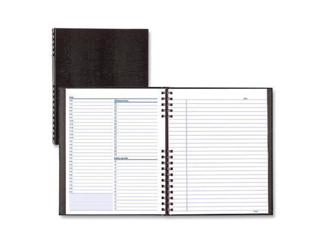 Notepro Undated Daily Planner, 11 X 8-1/2, Black - Newegg.com