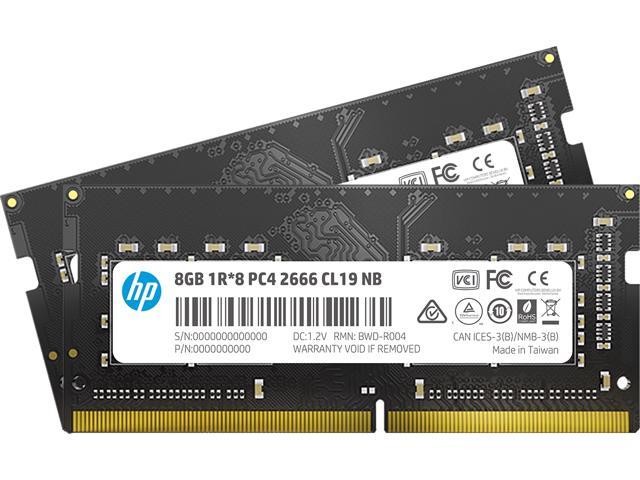 HP S1 16GB (8GBx2) DDR4 RAM 2666MHz CL19 Computer Memory Stick for Laptop PC - 8NN19AA#ABC Laptop Memory - Newegg.com