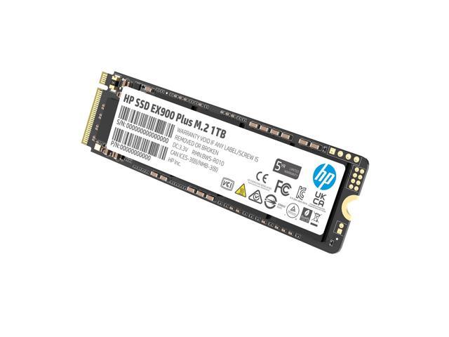 HP EX900 Plus NVMe M.2 SSD 1TB PCIe 3.0 2280 3D NAND Internal Solid State Hard Drive Disk Up to 3300 MB/s for Laptop/Desktop PC - 35M34AA#ABA