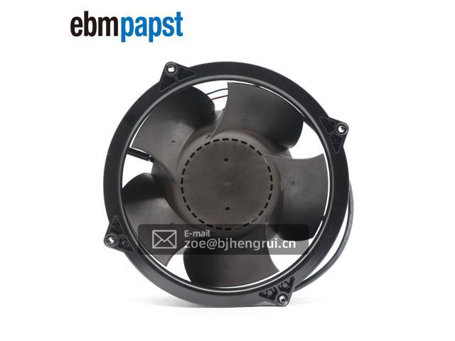 Ebmpapst W1G180-AB47-01 EC Diagonal DC Compact Fan 48V 200x70mm Round 544.4CFM 100W 69dBA Wire Leads For Emerson Inverter
