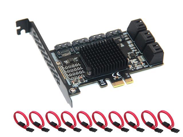 SATA 3 Expansion Card Port, PCI-e Express x1 SATA 6G Controller Card, SATA 6Gbps Adapter Card, Come with Low Profile Bracket and SATA3 Cables - Newegg.com