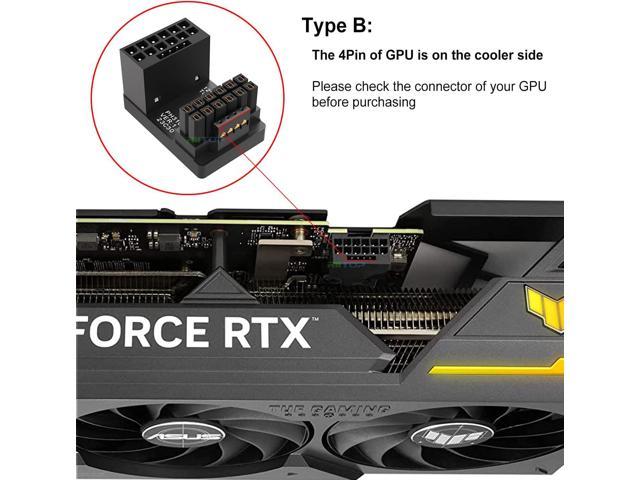 Pci E 5 0 12vhpwr Adapter Female To Male Extension Cable 600w 12vhpwr