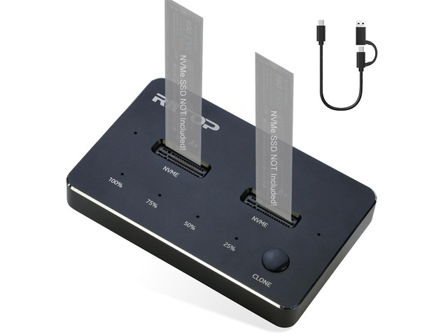 Station D'accueil SSD M.2 Vers USB 3.2 Gen 2 - Compatible NVMe Et SATA, Jusqu'à 10 Gbit/s