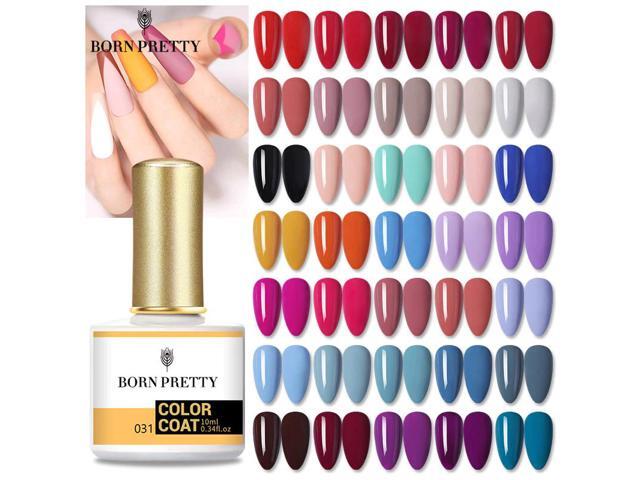 Nail Gel Polish 10ml Matte Pure Nail Color Semi Permanent Base Top Coat Need UV LED Lamp Paint Hybrid Gel Varnish - Newegg.com