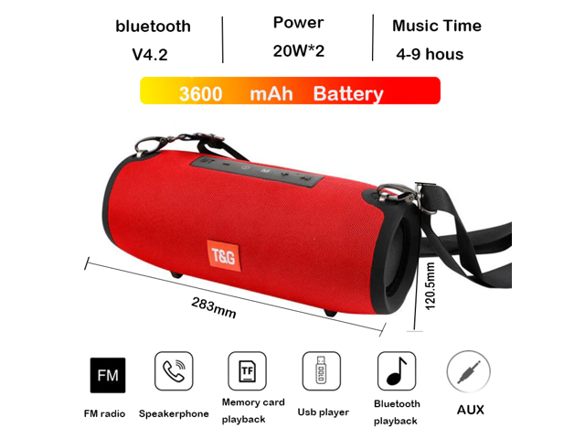 tg 125 bluetooth speaker