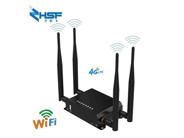 OpenWrt 300Mbps USB2.0 Wireless Cat6 WiFi Router and Repeater with SIM Card  Slot