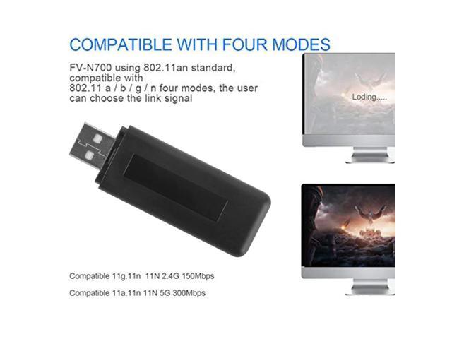 Paternal veredicto principal Wifi Adapter USB for Smart TV Samsung TV Network Card WiFi Dongle Adapter  5G 300Mbps WIS12ABGNX WIS09ABGN PC Wireless Adapters - Newegg.com
