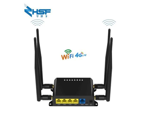 CAT4 CAT6 4G LTE Router Lan Port Wireless CPE 300Mbps High speed Mobile Wifi  Hotspot with SIM Card Slot 