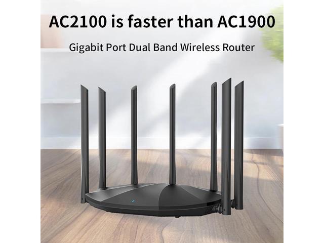 PXYUAN Wireless 2100 Mbps Dual Band Gigabit Router with External Antenna 6dbi Fixed Antenna with Killer Prioritisation Engine