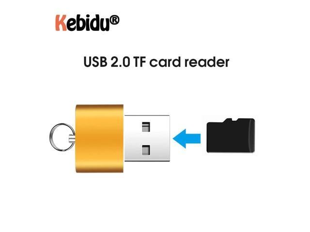 Usb Adapter Memory Card Reader With Key Ring High Speed Usb 2 0 Interface For Micro Sd Tf Tflash Adapter For Pc Estedama Gov Eg