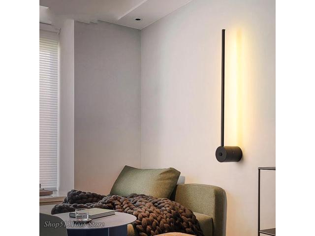 Details about   Minimalist Led Floor Lamps Living Room Simple Line Vertical Table Wall Lights 