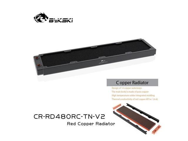 Belegering Puur Wortel CR-RD480RC-TN-V2 Red Copper Radiator 480mm 30cm Thin Water Cooling Radiator  Water Cooling Heatsink For Computer Case - Newegg.com