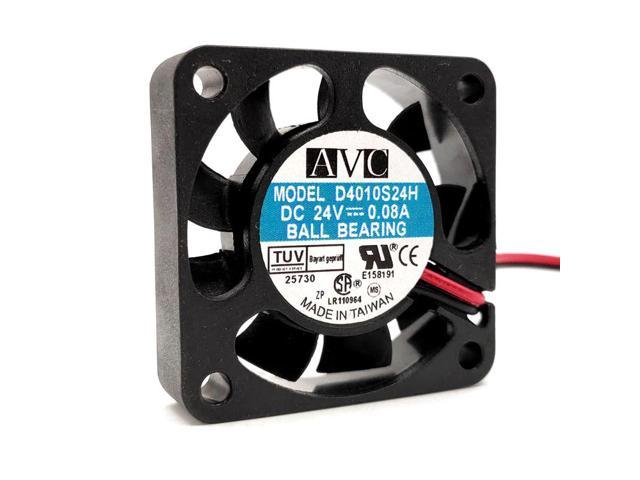 1 PCS Brand New AVC D4010S24H 4010 24V 0.08A 4CM Silent Cooling Fan 