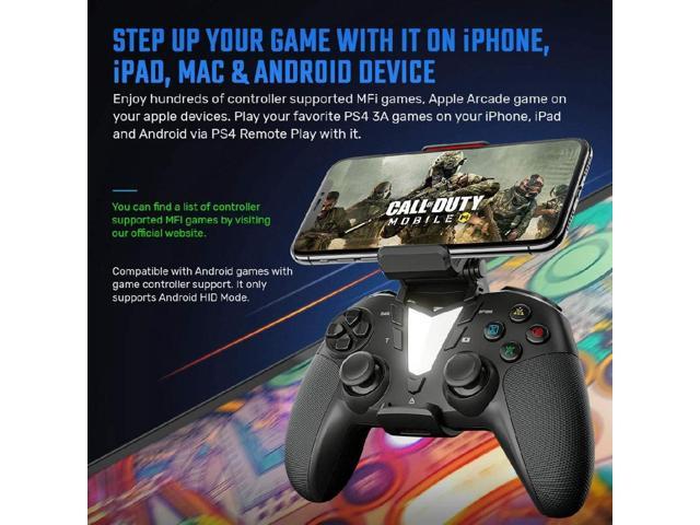 iFYOO Bluetooth Wireless Controller, for iOS 13.4/iPhone/Android