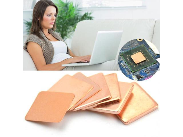 Color: 10pcs 15X15mm 0.8 Tool Parts 10pcs/set 15x15mm Notebook Heat Sink Copper Piece Thermal Sheet for Computer Graphics Card Cooling 0.3mm 0.5mm 0.8mm 1.0 1.2 1.5