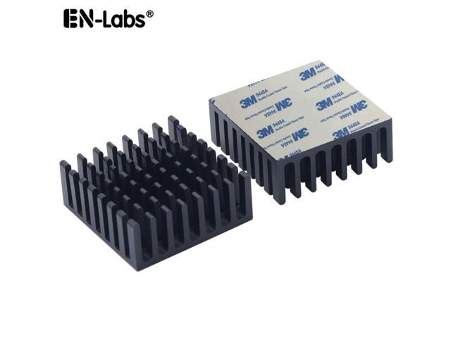 50 PCS Heat Sink with Thermal Adhesive for Computer CPU Memory Chip IC 14*14*6mm 