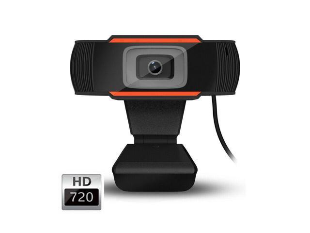 HD 720P USB 2.0 Webcam Built-in Microphone Clip On Desktop PC Camera Video Calling Video Recording Rotatable Computer Web Camera