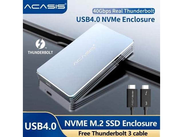 Acasis Thunderbolt 3 USB 4.0 Mobile M.2 Nvme Enclosure 40Gbps Type