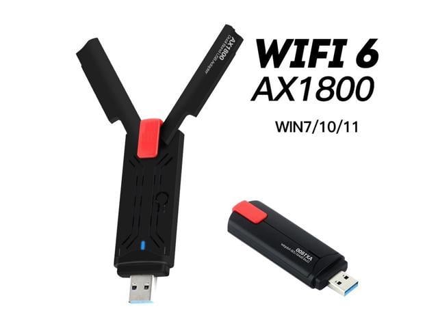 FU-AX1800P WiFi 6 USB Network wifi Adapter USB 3.0 wifi Card 802.11ax 1800Mbps wifi WLAN Adapter Dual Band USB wifi 6 Card Wireless Adapter for Desktop PC Windows 7/10/11 - Newegg.com