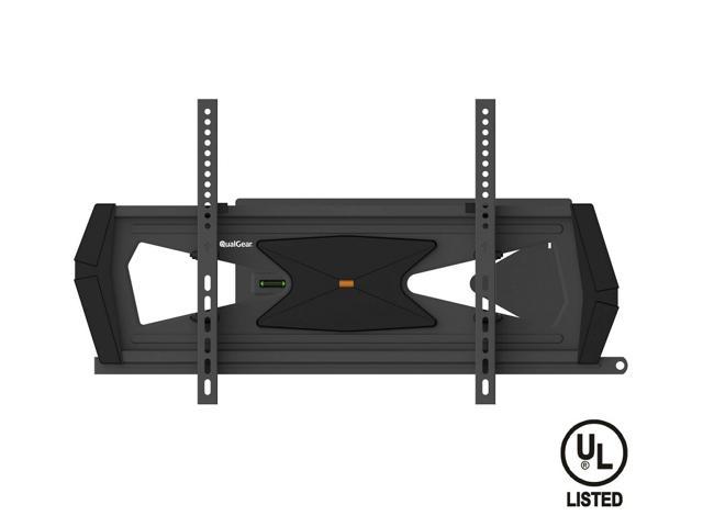QualGear® Heavy Duty Full Motion TV Mount For 37-70 Inch Flat Panel and Curved TVs, Black (QG-TM-032-BLK) [UL Listed]