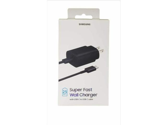 Sammenligne Munk træk vejret Samsung Galaxy A40 Original 25W USB-C Super Fast Charging Wall Charger -  Black (US Version with Warranty) - in Retail Packaging Chargers & Cables -  Newegg.com