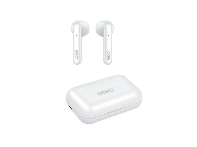 TWS Wireless Bluetooth 5.0 Earbuds with Charging Case for BlackBerry Key2 LE, in-Ear Earphones Headset with and Touch Control - White - Newegg.com