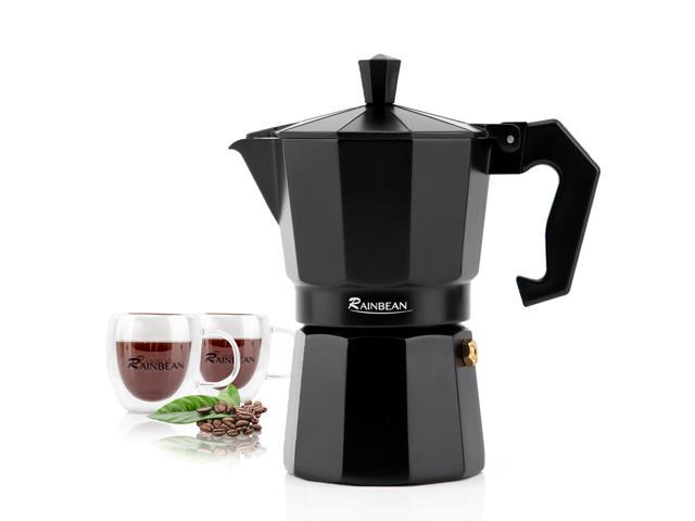 Dropship Stovetop Espresso Maker RAINBEAN 6-Cup Espresso Cup Moka Pot  Classic Cafe Maker Percolator Italian