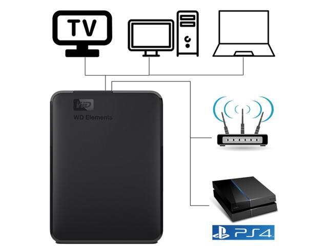 WD 2TB Elements USB 3.0 High-Capacity Portable Hard Drive ...