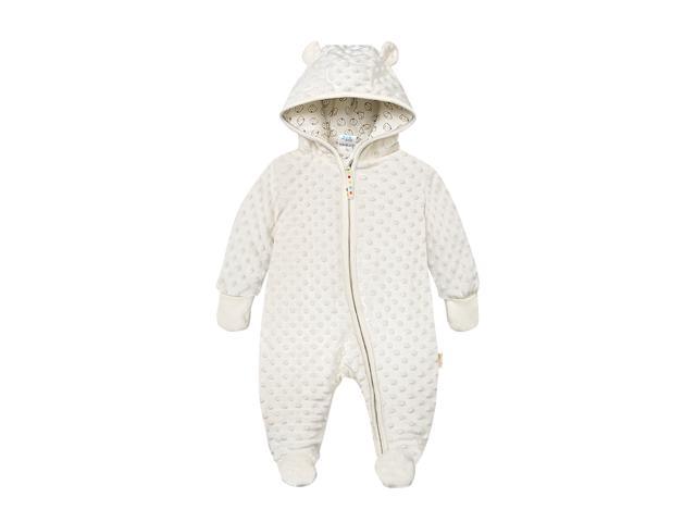DDY Baby Snowsuit Hooded Warm Romper Jumpsuit Winter Onesies 3-6 Months Outfits Outwear for Baby Boys Girls 