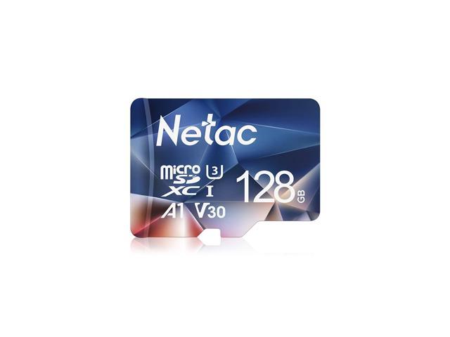 Netac P500 128GB TF Card Micro SD Card U3 V30 100MB/S High Speed Memory Card Camera Dashcam Monitors Micro SD Card