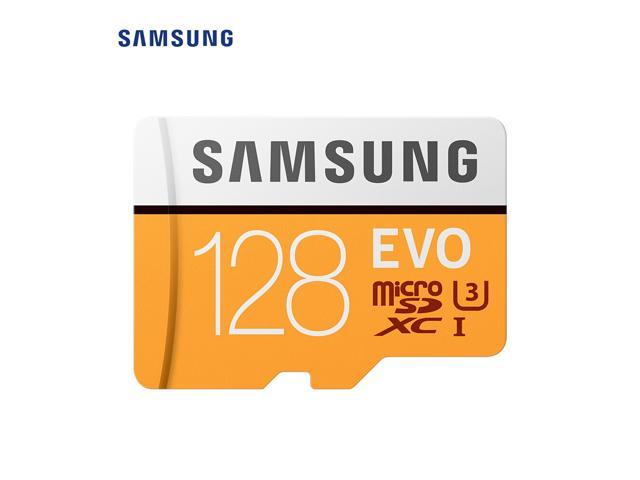 Samsung Micro SD Card TF Card 100MB/s (U3)  EVO Class 10 Memory Card 128GB Adapter Not Include (MB-MP128G)