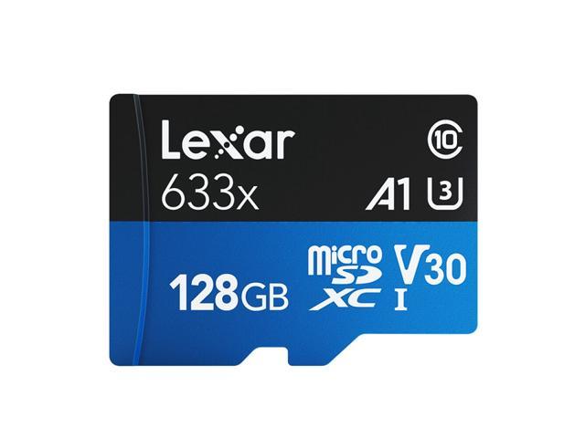 Lexar 633x 128GB TF Card High-performance Micro SD Card Class10 U3 A1 V30 High Speed TF Card for Phone Camera Dashcam