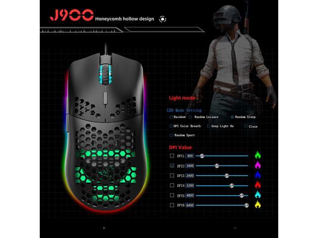 hxsj j900 wired gaming mouse