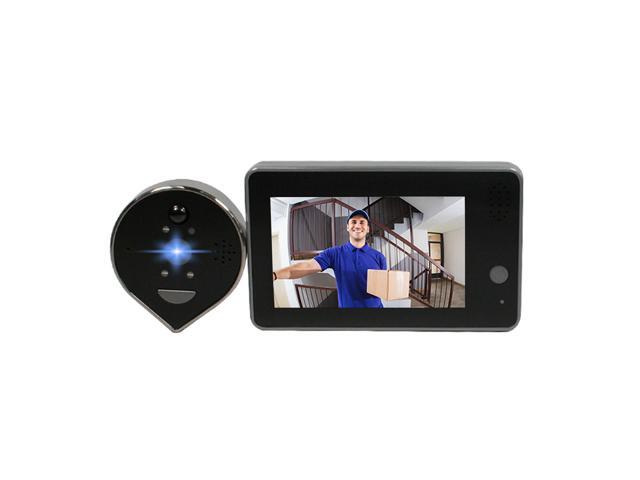 4.3'' HD Wireless Wifi Digital Intercom Doorbell Peephole Viewer Home Doorphone 