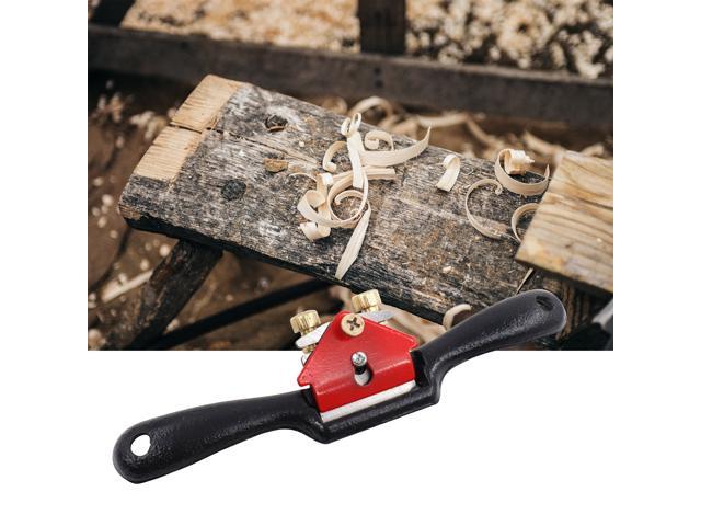 Adjustable Spoke Shave with Flat Base Hand Planer Cutting Edge Metal Blade Wood Working Hand Tool for Wood Craft
