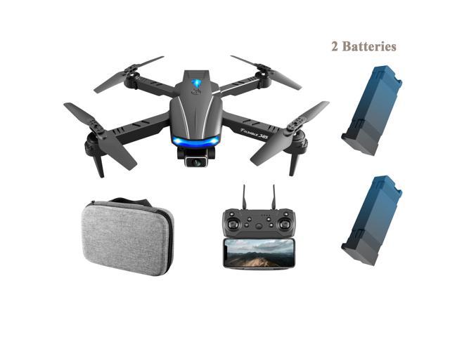 S85 RC Drone RC Quadcopter with Function Obstacle Avoidance Headless Mode 4K Dual Camera System Modular battery 50x Zoom Shooting One Button Takeoff Landing Storage Bag Package(2 Battery)