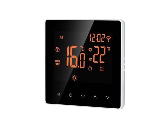 Touchscreen Thermostat Electric Room Heating Controller Screws Programmable 