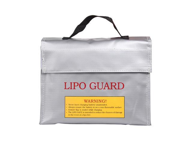 2X Lipo Battery Safe Bag Guard Fireproof Explosionproof Sack For Charge &Storage 