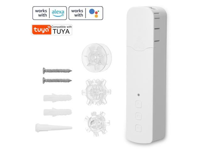 Tuya WiFi M515EGWT Smart Curtain Motor Mobile APP Control Remote Control  Voice Control Electric Curtain Track Pull Bead Curtain Opener Compatible  with Alexa Google Home - EU Plug Wholesale