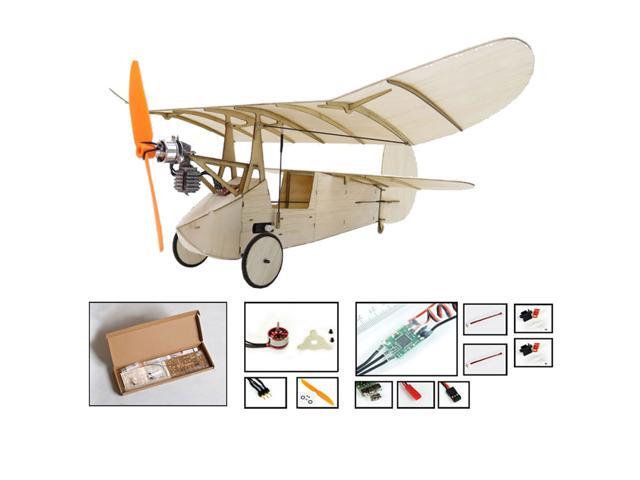 DWH K0704 358mm Wingspan RC Airplane Balsawood Aircraft DIY Toy for Kids Adults Unassembled with Motor ESC  Servo and Propeller