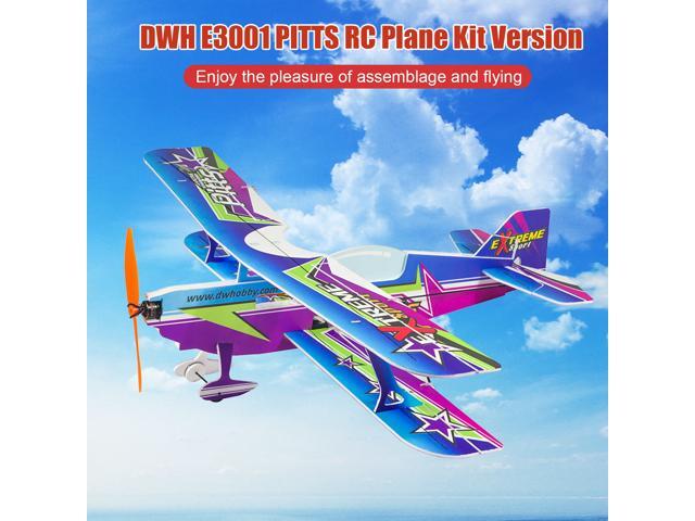 DWH E3001 PITTS RC Airplane Aircraft Foam Plane 450mm Wingspan Outdoor Flight Toys for Adults Kids Boys DIY Assembly Model KIT Version