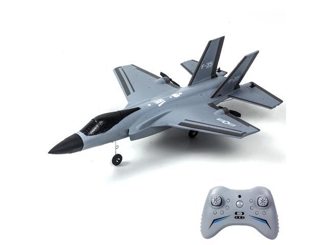 FX935 2.4G RC Airplane Flying Aircraft Combat Aircraft with LED Searchlight 3CH for Beginner EPP Foam Fixed Wing Airplane Foam Plane Remote Control Aircraft Model Toys Kids Gifts