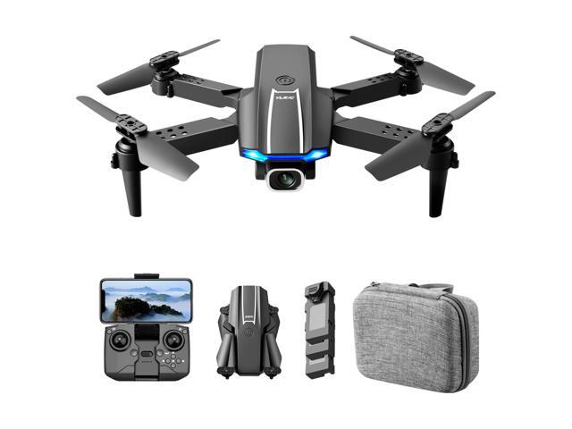 YLR/C S65 RC Drone with Camera 4K Dual Camera RC Quadcopter with Function Trajectory Flight Gesture Control Storage Bag Package 3 Battery