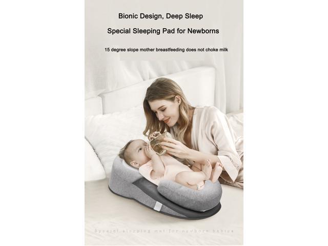 Baby Stereotypes Bed Baby Anti-Spit Milk Slope Pillow/Comfortable