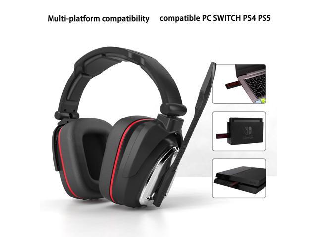 Wireless Gaming Headset for PS5 PS4 Nintendo Switch PC Laptop