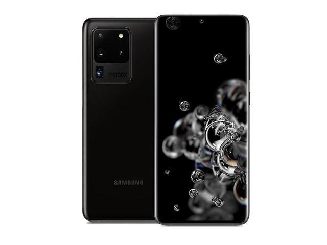Refurbished: Samsung Galaxy S20 Ultra 5G G988U (Fully Unlocked) 128GB  Cosmic Black (Grade C) 
