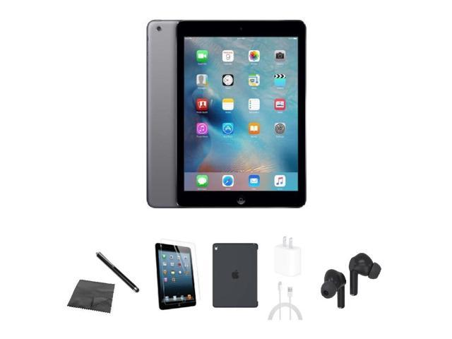 Refurbished: Apple iPad Air A1474 (WiFi) 16GB Space Gray Bundle w 