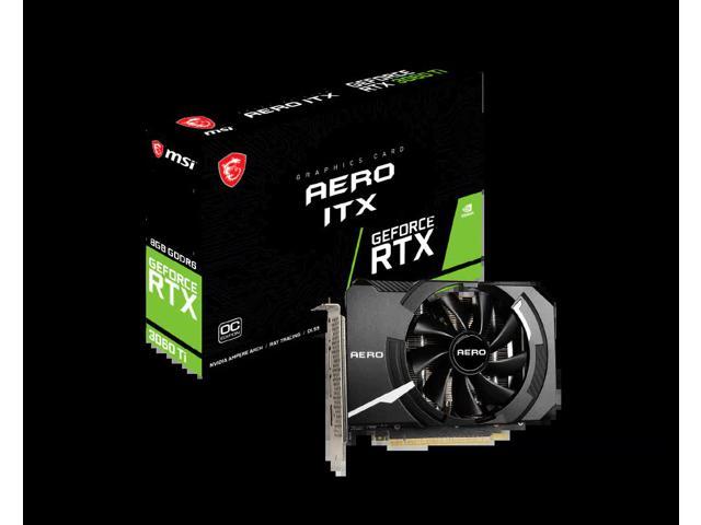 MSI GeForce RTX™ 3060 Ti AERO ITX 8G OC LHR GPUs / Video Graphics